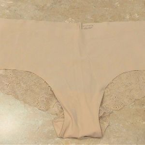 Shimera Free Cut Sheer Lace Back Bikini Panty NWOT